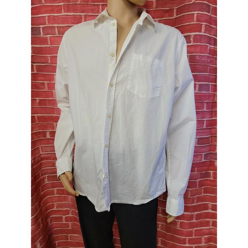 Norse Projects Osvald classic White Cotton Poplin Buttons up Shirt XL #C - Picture 2 of 12